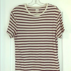 Blue and White Stripped Tee